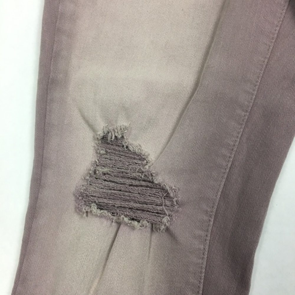 Mossimo Distressed Lilac High Rise Skinny Jean - Picture 5 of 7